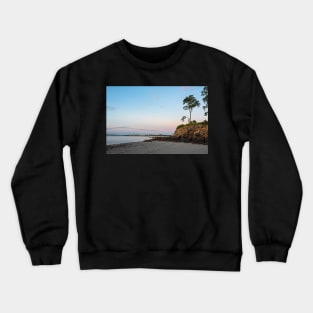 Beverly MA Rice Beach Sunrise Cliff Tree Crewneck Sweatshirt